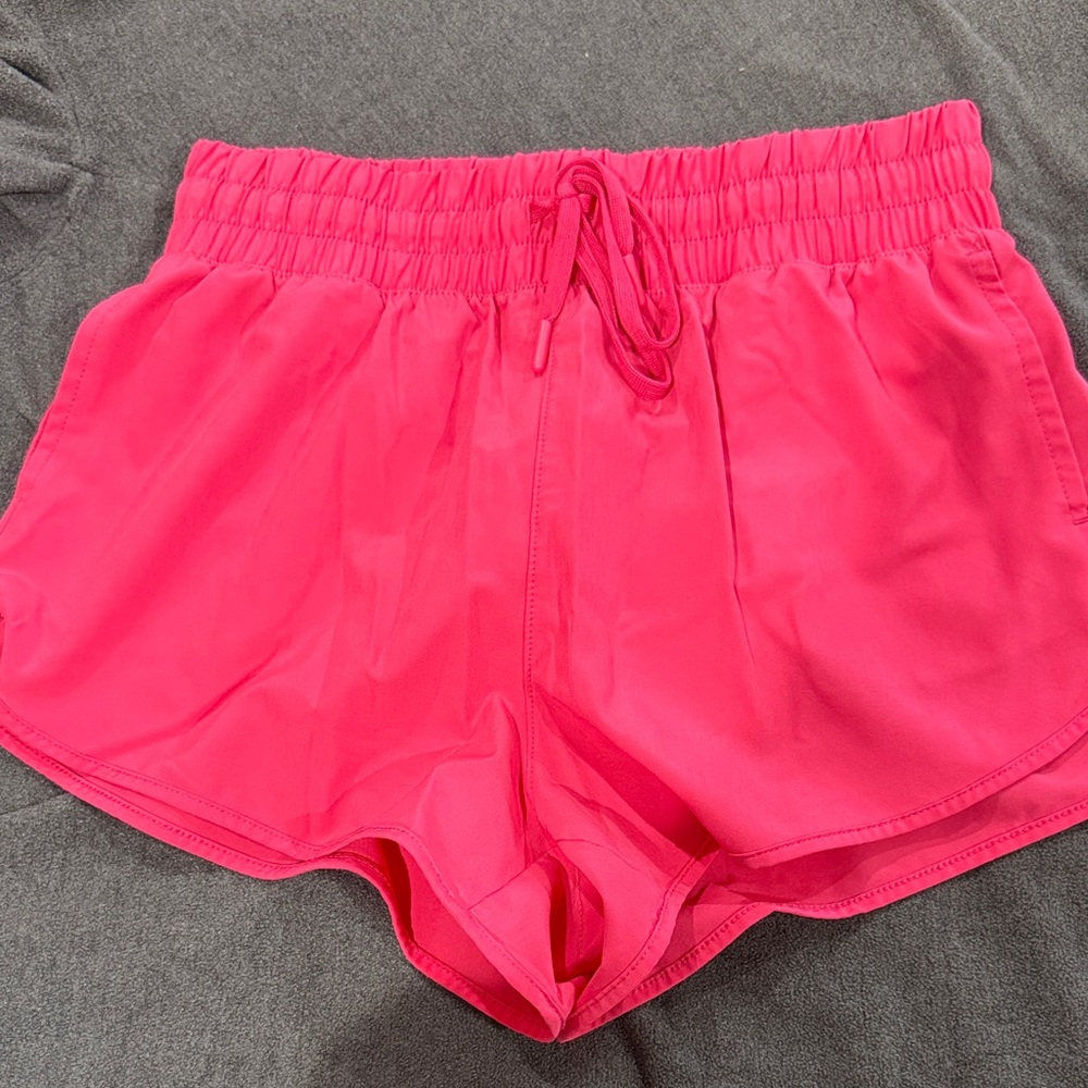 90 Degree By Reflex Hot Pink Athletic Shorts